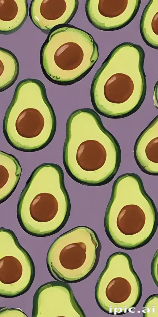 cute avocado wallpaper