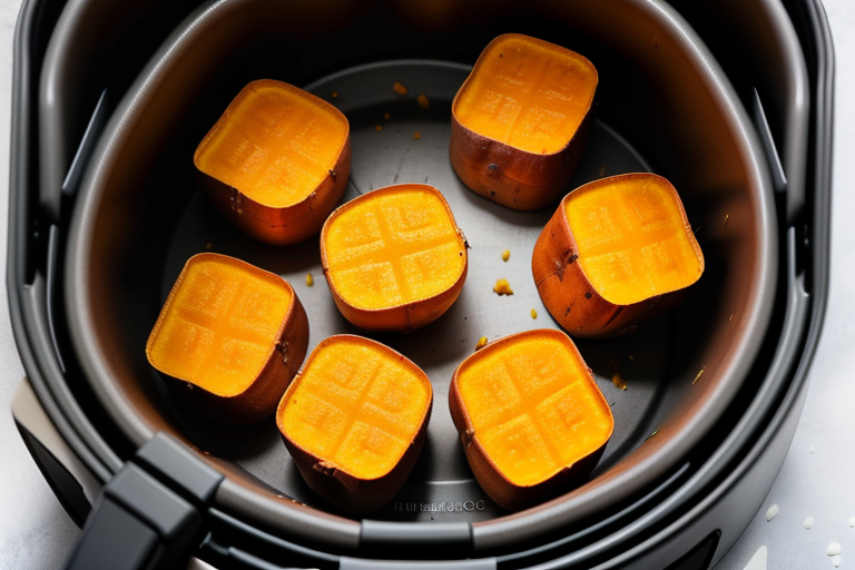 sweet potato cubes in air fryer