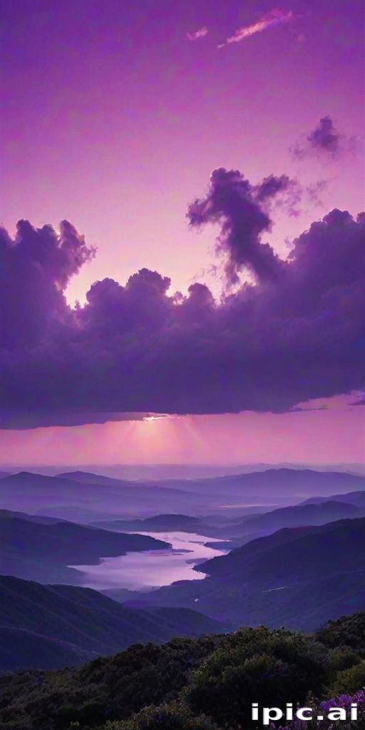 purple sky wallpaper
