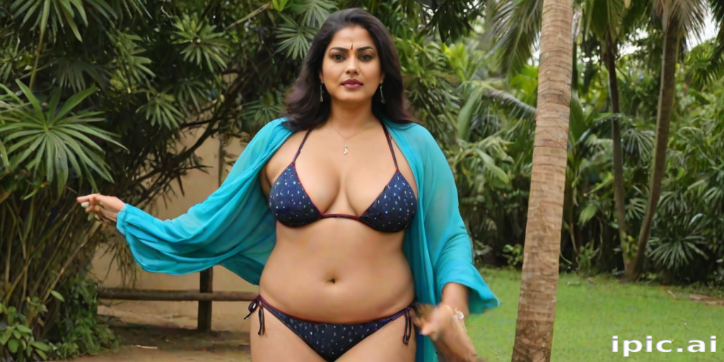 desi aunty bikini