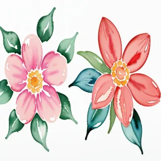 watercolor flower clipart