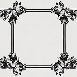 border clip art black and white