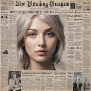 newspaper collage png