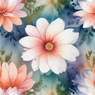 watercolor flower background