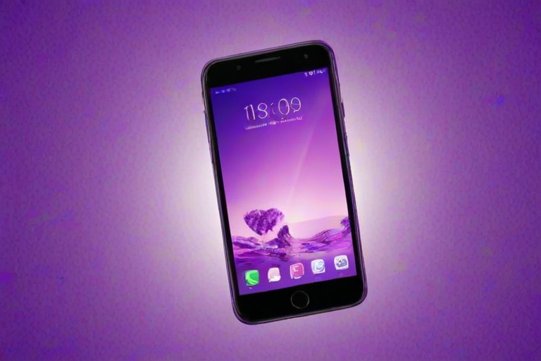 purple home screen wallpaper