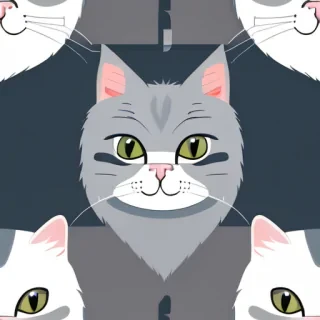 grey cat