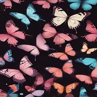 aesthetic butterfly background