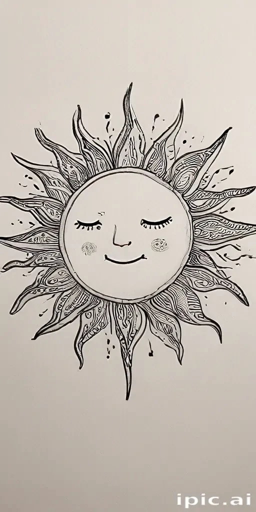 sun doodle