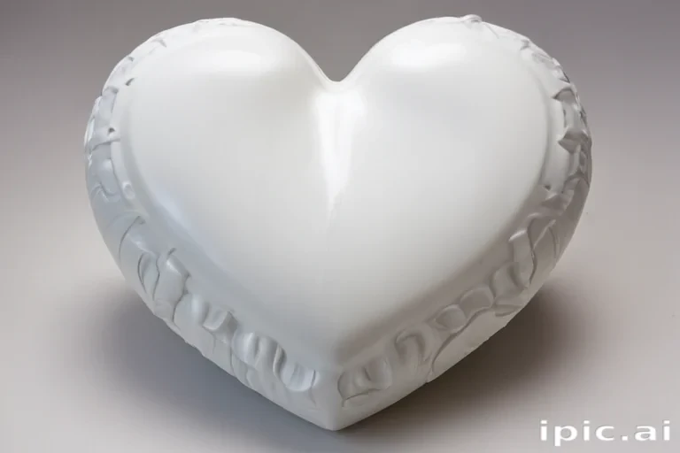 white heart