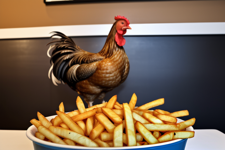 can chickens eat french fries