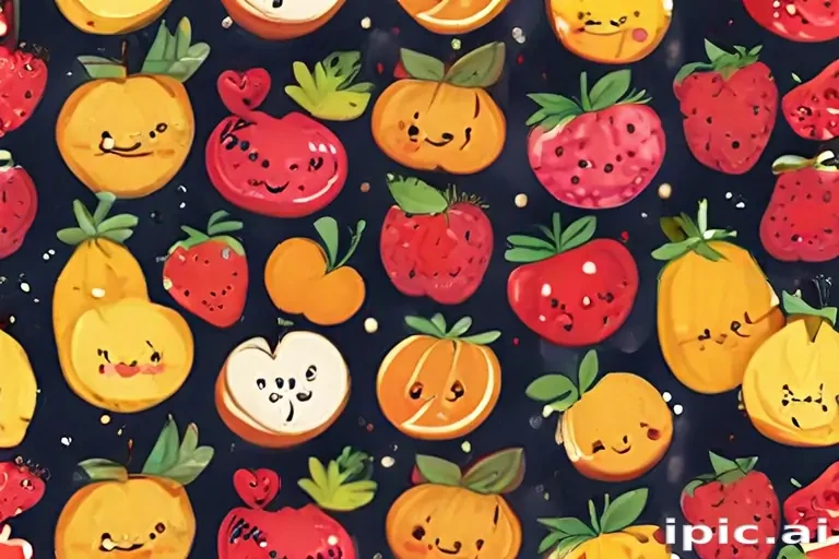 cute fruit backgrounds