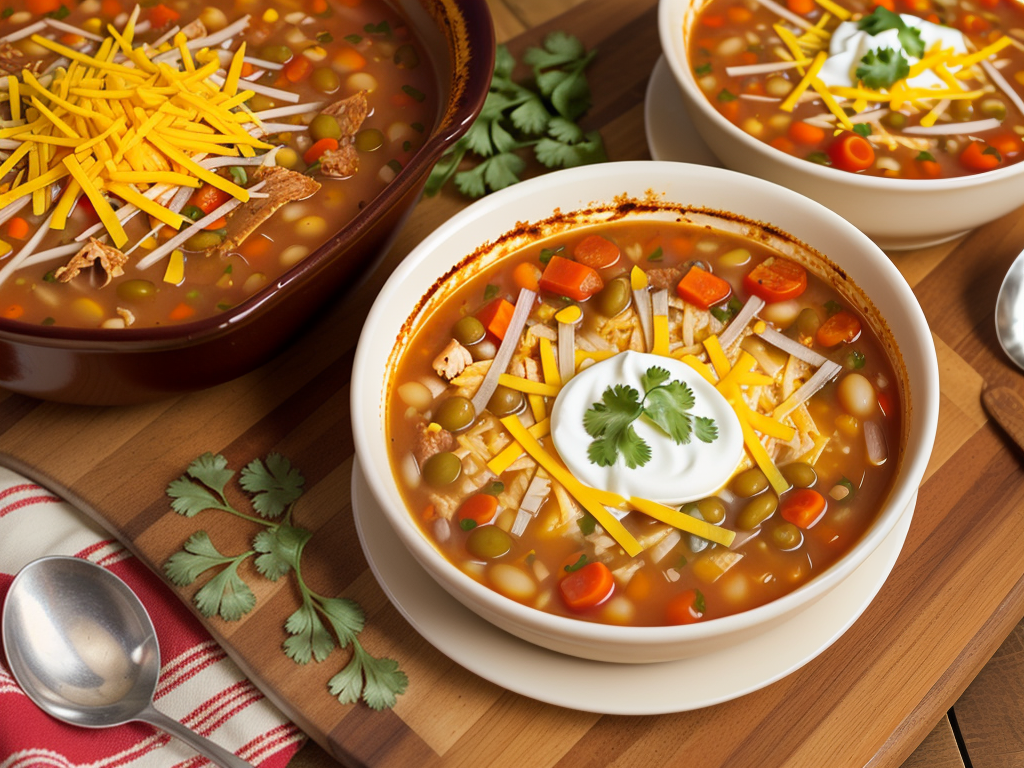 what to serve with chicken enchilada soup