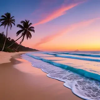 ios beach wallpaper