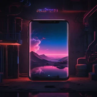 4k neon phone wallpaper