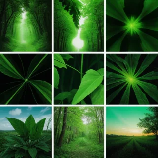 aesthetic green pictures