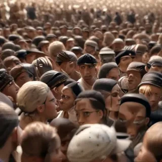 crowded png