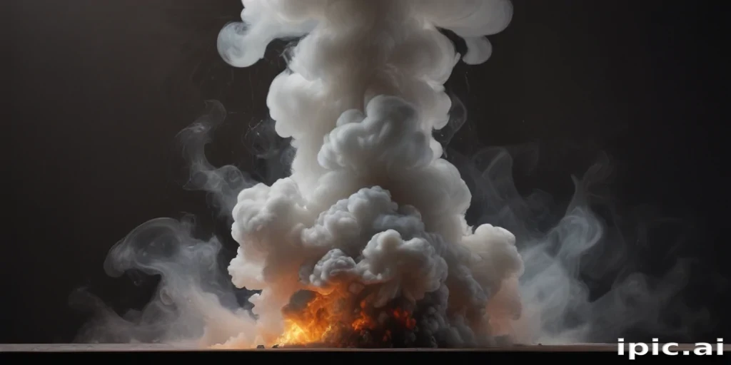 smoke no background