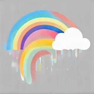transparent background rainbow clipart