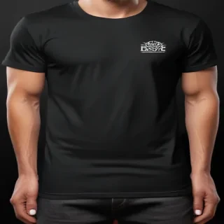 black t shirt mockup
