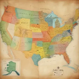 map of usa