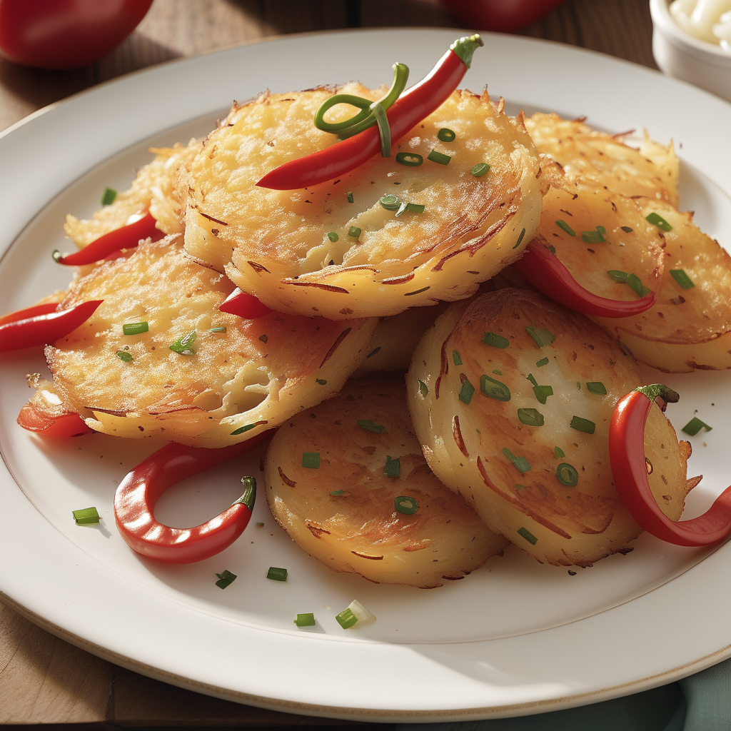 hash browns with peppers and onions
