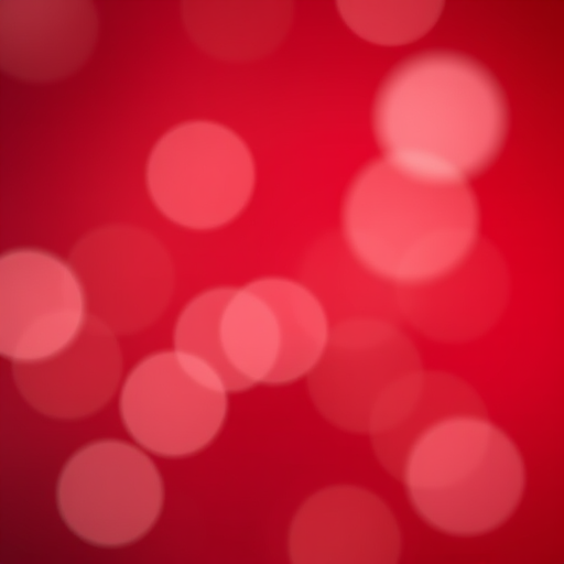 Generate a high-resolution abstract background with soft, out-of-focus circles in varying sizes on a rich red backdrop, using a Canon EOS 5D Mark IV, aperture f/2.8, ISO 100, 50mm lens, in a shallow depth of field with a bokeh effect.