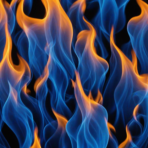 blue flame background