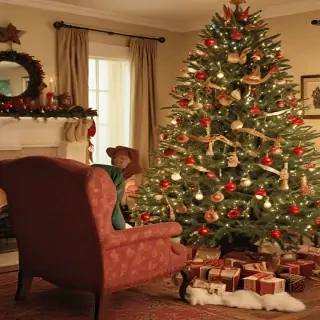 old fashioned christmas pictures