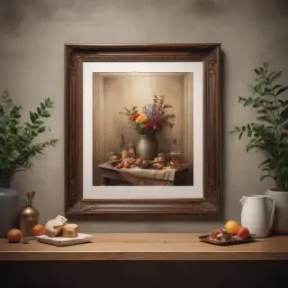framed art mockup