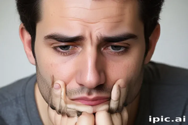 man in sad