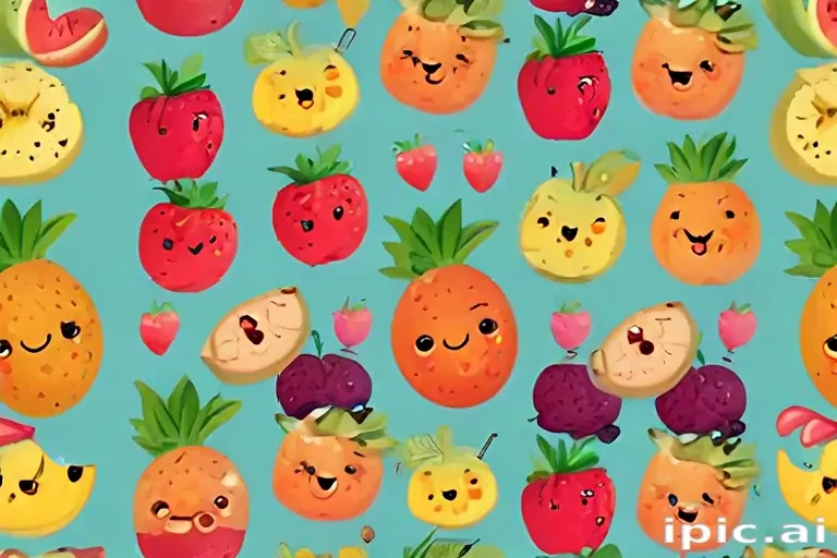cute fruit backgrounds