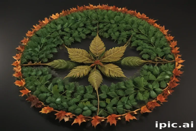 leaf circle