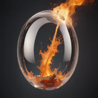 transparent bomb
