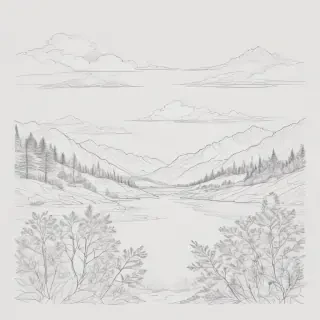 aesthetic line art