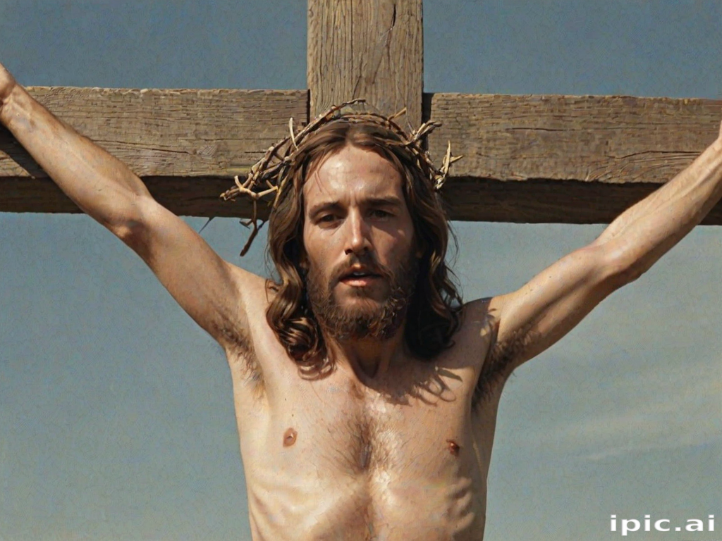 a picture of jesus on the cross