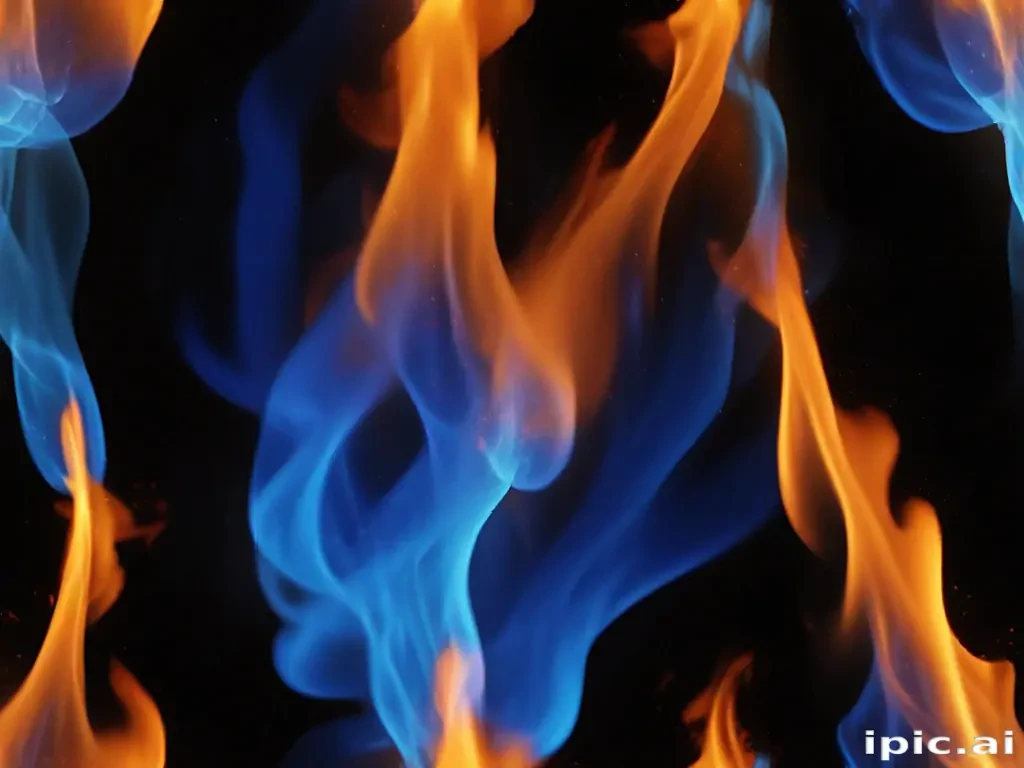blue flame background