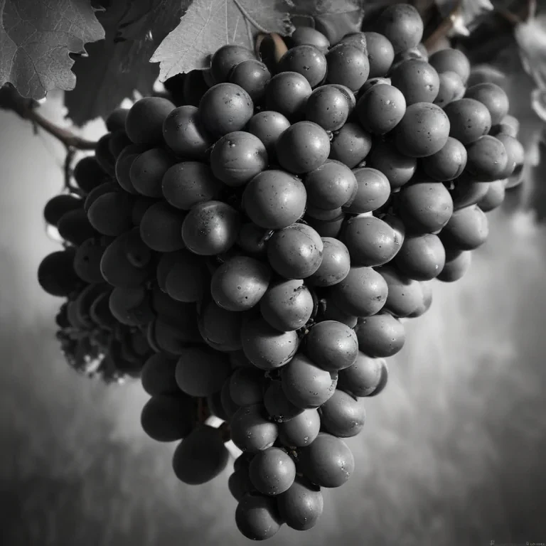 grapes clipart black and white