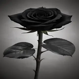 black rose picture