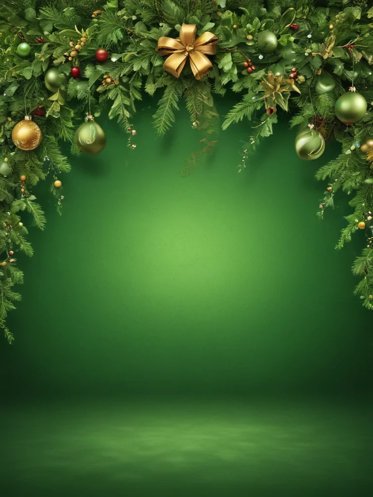 green christmas background