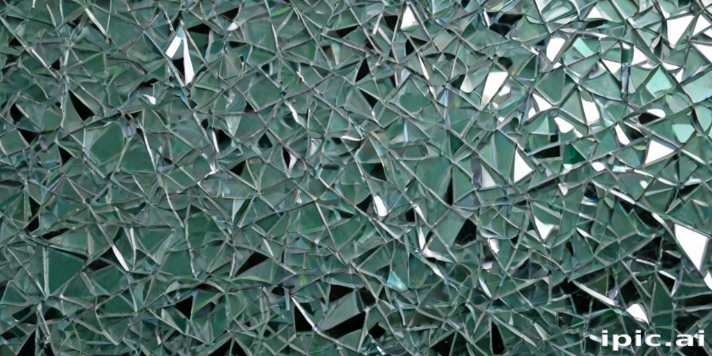 broken glass texture