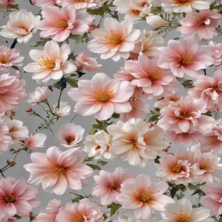flowers clear background