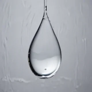 transparent water drop
