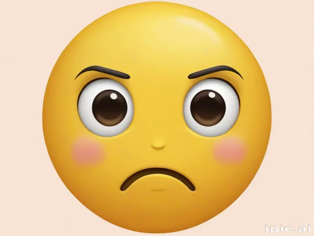 sad face emoji png
