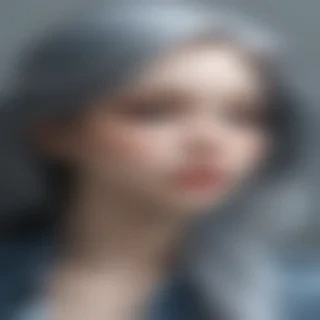 grey blue aesthetic