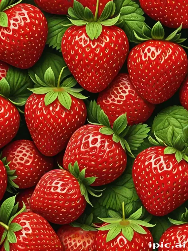 strawberry wallpaper iphone