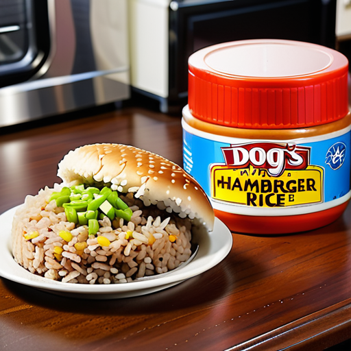 hamburger and rice for dogs