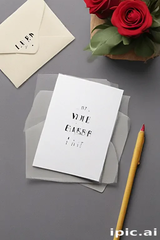 greeting card mockup