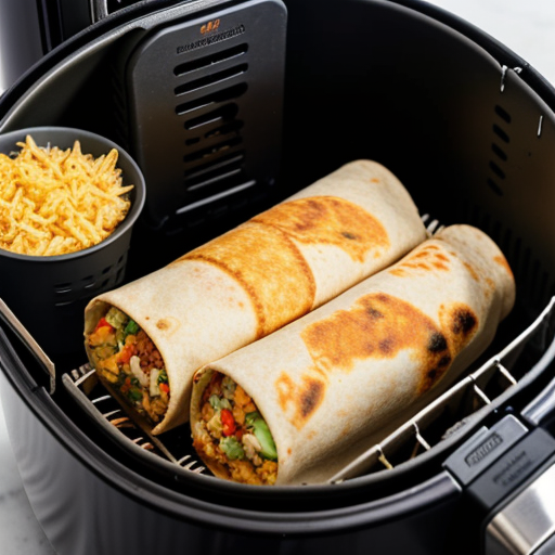 how to reheat burrito in air fryer