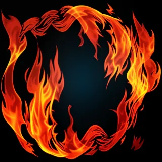 flames transparent background