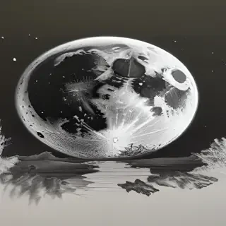 moon pic drawing
